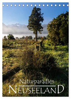 Naturparadies Neuseeland (Tischkalender 2024 DIN A5 hoch), CALVENDO Monatskalender - Moller, Werner