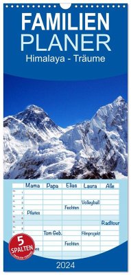 Familienplaner 2024 - Himalaya - Träume mit 5 Spalten (Wandkalender, 21 x 45 cm) CALVENDO - Prammer, Andreas