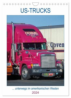 US-Trucks ... unterwegs im amerikanischen Westen - Monatsplaner (Wandkalender 2024 DIN A4 hoch), CALVENDO Monatskalender - Meißner, Daniel