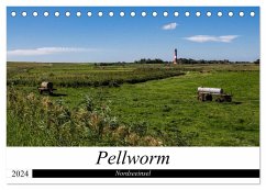 Nordseeinsel Pellworm 2024 (Tischkalender 2024 DIN A5 quer), CALVENDO Monatskalender
