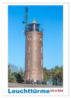 Leuchttürme - Licht ins Dunkel (Wandkalender 2024 DIN A2 hoch), CALVENDO Monatskalender