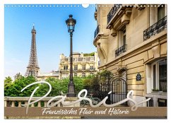 PARIS Französisches Flair und Historie (Wandkalender 2024 DIN A3 quer), CALVENDO Monatskalender