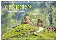 Georgien - Kirchen Klöster Kaukasus (Wandkalender 2024 DIN A2 quer), CALVENDO Monatskalender - Stamm, Dirk