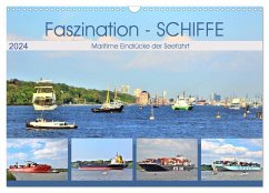 Faszination - SCHIFFE (Wandkalender 2024 DIN A3 quer), CALVENDO Monatskalender