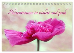 Blütenträume in violett und pink (Tischkalender 2024 DIN A5 quer), CALVENDO Monatskalender - Sarnade