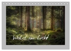 Wald im Licht (Tischkalender 2024 DIN A5 quer), CALVENDO Monatskalender