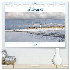 Blåvand - Sonne, Meer und Strand (hochwertiger Premium Wandkalender 2024 DIN A2 quer), Kunstdruck in Hochglanz