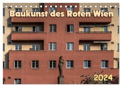 Baukunst des Roten Wien (Tischkalender 2024 DIN A5 quer), CALVENDO Monatskalender
