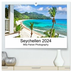 Seychellen Paradies 2024 (hochwertiger Premium Wandkalender 2024 DIN A2 quer), Kunstdruck in Hochglanz