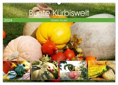 Bunte Kürbiswelt (Wandkalender 2024 DIN A2 quer), CALVENDO Monatskalender - Kruse, Gisela