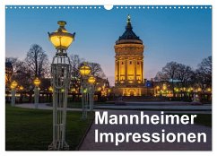 Mannheimer Impressionen. (Wandkalender 2024 DIN A3 quer), CALVENDO Monatskalender