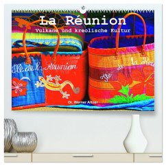 La Réunion - Vulkane und kreolische Kultur (hochwertiger Premium Wandkalender 2024 DIN A2 quer), Kunstdruck in Hochglanz
