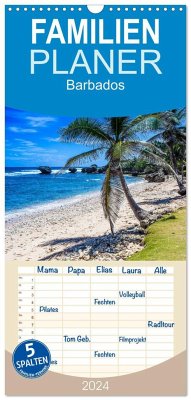 Familienplaner 2024 - Barbados mit 5 Spalten (Wandkalender, 21 x 45 cm) CALVENDO