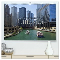 beeindruckendes Chicago (hochwertiger Premium Wandkalender 2024 DIN A2 quer), Kunstdruck in Hochglanz