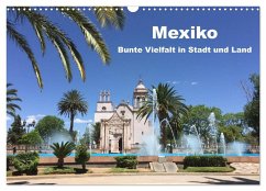 Mexiko - Bunte Vielfalt in Stadt und Land (Wandkalender 2024 DIN A3 quer), CALVENDO Monatskalender - Hornecker, Frank