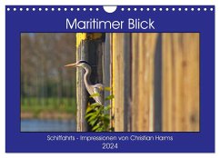 Maritimer Blick (Wandkalender 2024 DIN A4 quer), CALVENDO Monatskalender