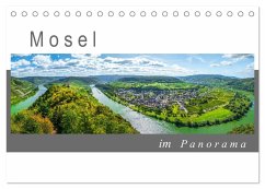 Mosel im Panorama (Tischkalender 2024 DIN A5 quer), CALVENDO Monatskalender