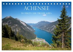 Achensee - im Herzen der Tiroler Alpen (Tischkalender 2024 DIN A5 quer), CALVENDO Monatskalender