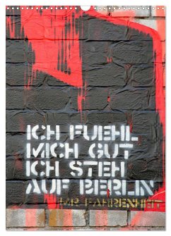 Berlin Street Art (Wandkalender 2024 DIN A3 hoch), CALVENDO Monatskalender