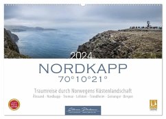 Nordkapp - Norwegens Küstenlandschaft (Wandkalender 2024 DIN A2 quer), CALVENDO Monatskalender - Pinkoss, Oliver