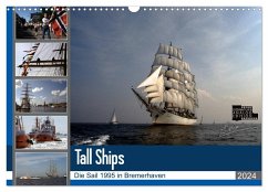 Analoge Fotografie Tall Ships Sail 1995 Bremerhaven (Wandkalender 2024 DIN A3 quer), CALVENDO Monatskalender - Harhaus, Helmut