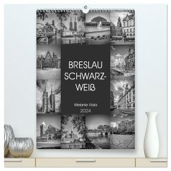 BRESLAU SCHWARZWEIß (hochwertiger Premium Wandkalender 2024 DIN A2 hoch), Kunstdruck in Hochglanz - Viola, Melanie
