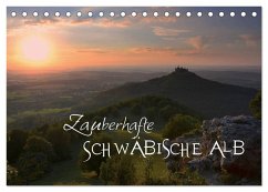 Zauberhafte Schwäbische Alb (Tischkalender 2024 DIN A5 quer), CALVENDO Monatskalender