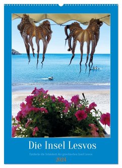 Entdecke die Schönheit der griechischen Insel Lesvos (Wandkalender 2024 DIN A2 hoch), CALVENDO Monatskalender - Richter, Ralf