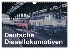 Deutsche Diesellokomotiven (Wandkalender 2024 DIN A4 quer), CALVENDO Monatskalender