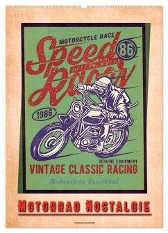 Motorrad Nostalgie (Wandkalender 2024 DIN A2 hoch), CALVENDO Monatskalender