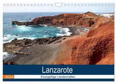 Lanzarote - Einzigartige Landschaften (Wandkalender 2024 DIN A4 quer), CALVENDO Monatskalender