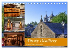 Whisky Distillery - Schottische Brennereien (Tischkalender 2024 DIN A5 quer), CALVENDO Monatskalender