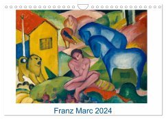 Franz Marc 2024 (Wandkalender 2024 DIN A4 quer), CALVENDO Monatskalender