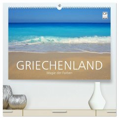 Griechenland ¿Magie der Farben (hochwertiger Premium Wandkalender 2024 DIN A2 quer), Kunstdruck in Hochglanz