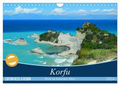 Korfu, Perle im Ionischen Meer (Wandkalender 2024 DIN A4 quer), CALVENDO Monatskalender