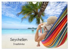 Seychellen Inselblicke (Wandkalender 2024 DIN A4 quer), CALVENDO Monatskalender