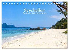 Seychellen - Paradis im indischen Ozean (Tischkalender 2024 DIN A5 quer), CALVENDO Monatskalender