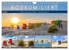 BORKUM-LIEBE (Wandkalender 2024 DIN A4 quer), CALVENDO Monatskalender