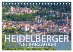 Heidelberger Neckarzauber (Tischkalender 2024 DIN A5 quer), CALVENDO Monatskalender - Wagner, Hanna