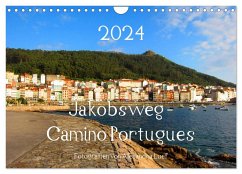 Jakobsweg - Camino Portugues (Wandkalender 2024 DIN A4 quer), CALVENDO Monatskalender - Luef, Alexandra