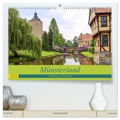 Münsterland - Vielfältige Schönheit (hochwertiger Premium Wandkalender 2024 DIN A2 quer), Kunstdruck in Hochglanz