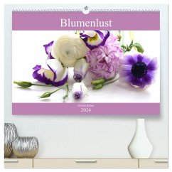 Blumenlust (hochwertiger Premium Wandkalender 2024 DIN A2 quer), Kunstdruck in Hochglanz