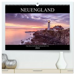 NEUENGLAND - Eine Reise durch den Nordosten der USA (hochwertiger Premium Wandkalender 2024 DIN A2 quer), Kunstdruck in Hochglanz