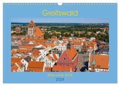 Greifswald, Bilder einer Stadt (Wandkalender 2024 DIN A3 quer), CALVENDO Monatskalender