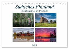 Südliches Finnland (Tischkalender 2024 DIN A5 quer), CALVENDO Monatskalender