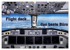 Flight deck - das beste Büro (Wandkalender 2024 DIN A2 quer), CALVENDO Monatskalender - D., Andy