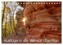 Ausflüge in der Heimat - Die Pfalz (Tischkalender 2024 DIN A5 quer), CALVENDO Monatskalender