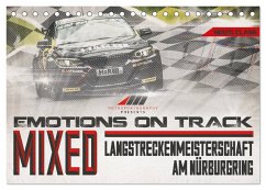 Emotions on Track - Langstreckenmeisterschaft am Nürburgring - Mixed (Tischkalender 2024 DIN A5 quer), CALVENDO Monatskalender