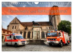 Feuerwehr und Rettungsdienst (Wandkalender 2024 DIN A4 quer), CALVENDO Monatskalender - Will, Markus