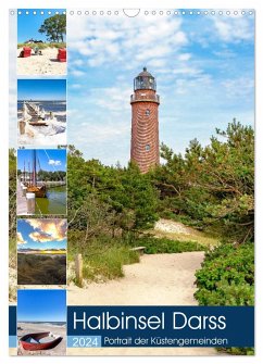 Halbinsel Darss, Portrait der Küstengemeinden (Wandkalender 2024 DIN A3 hoch), CALVENDO Monatskalender